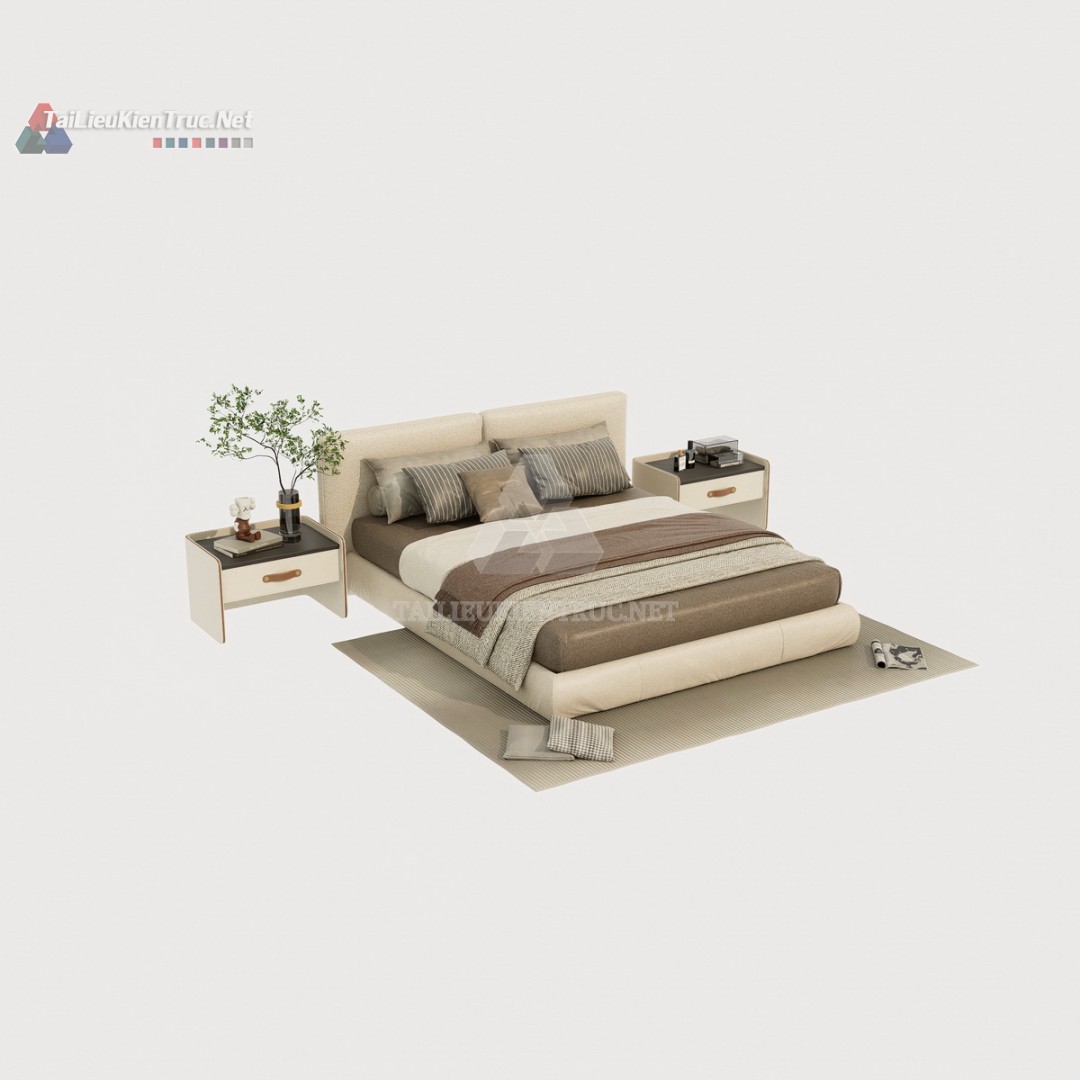 Thư viện giường sketchup 132