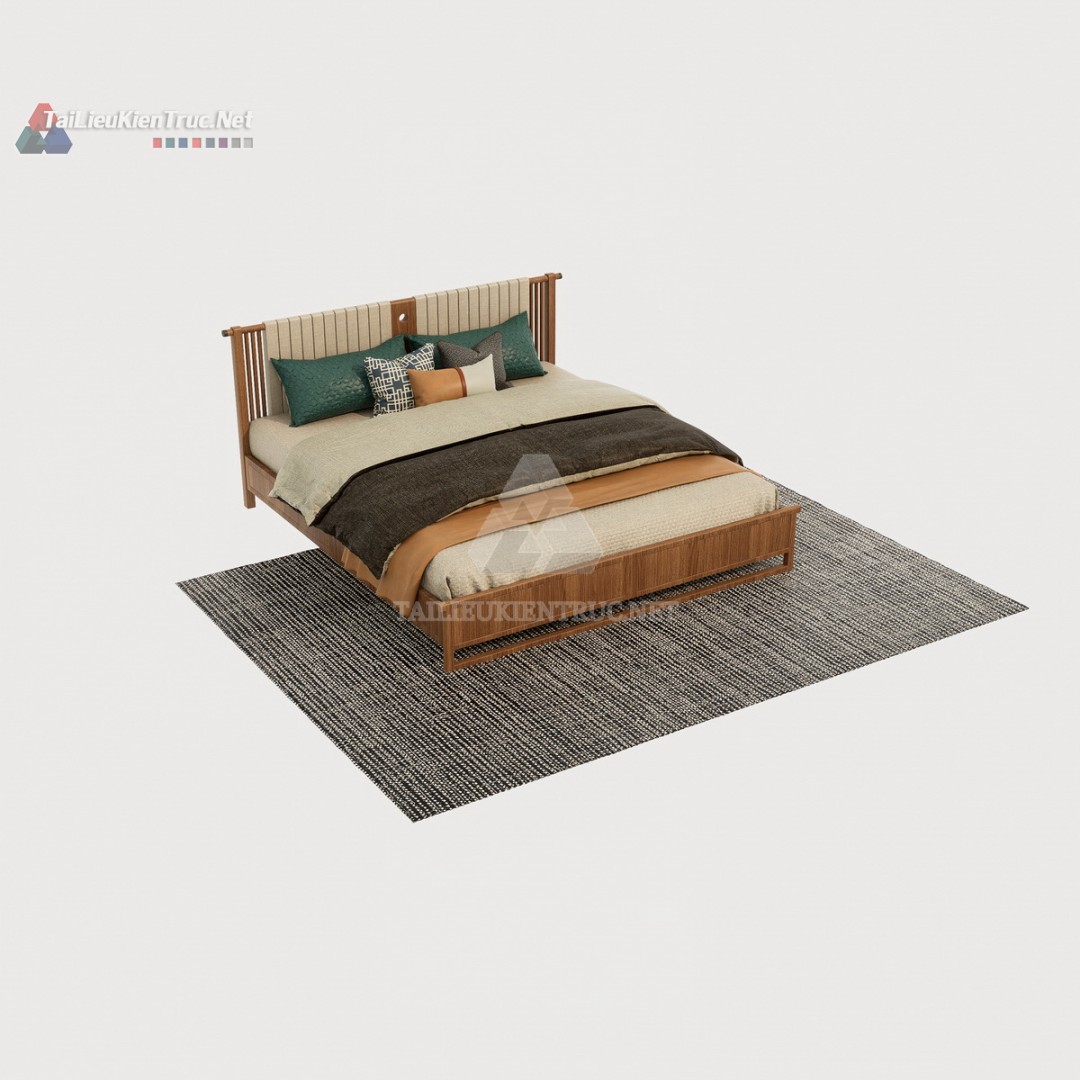 Thư viện giường sketchup 133