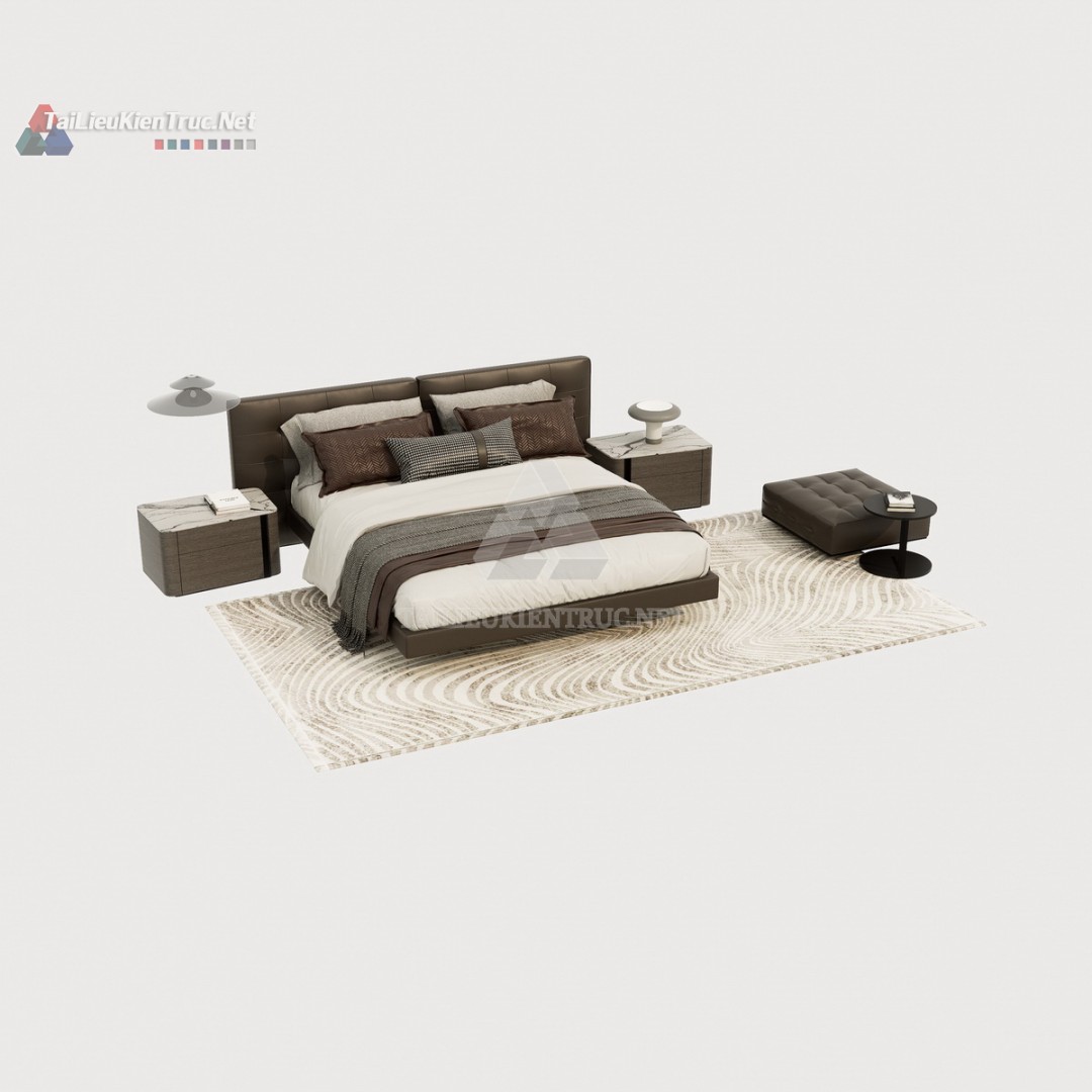 Thư viện giường sketchup 135