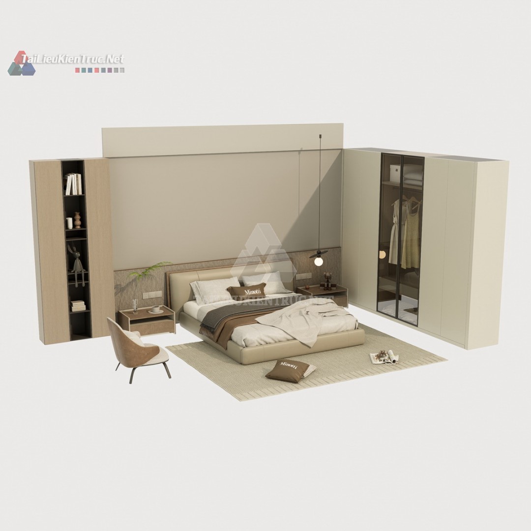 Thư viện giường sketchup 144