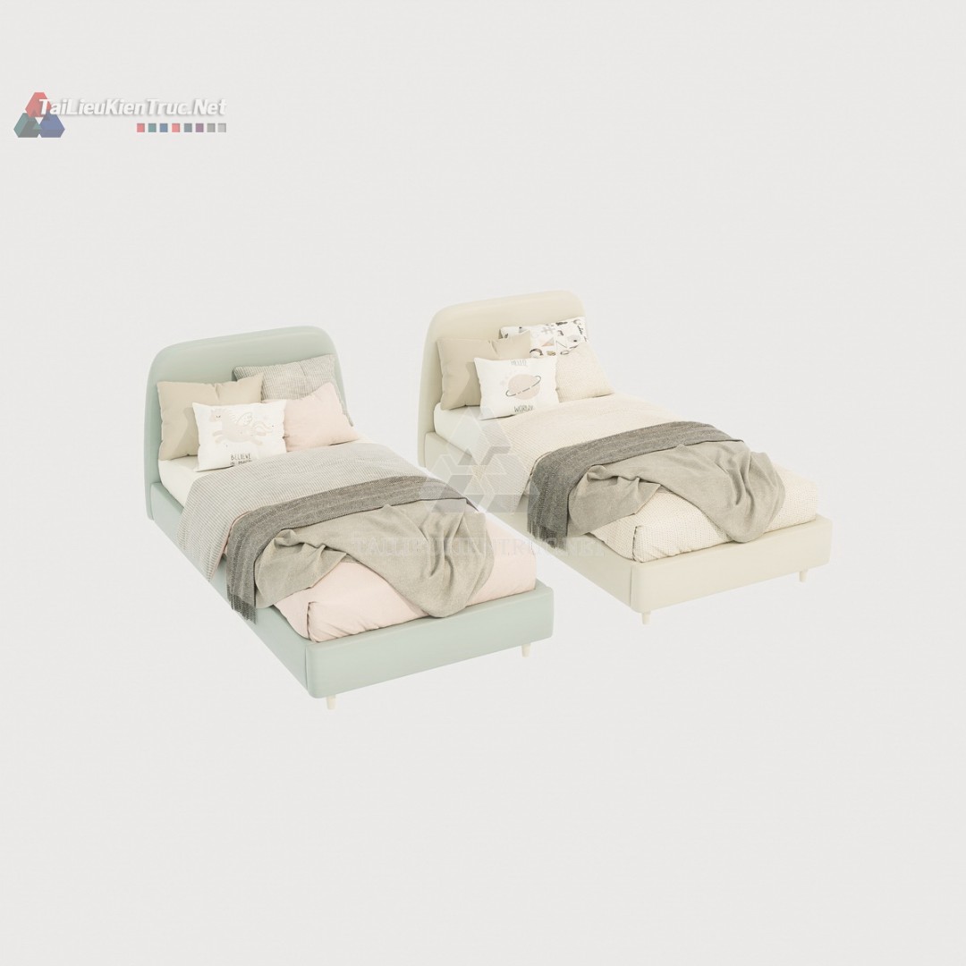 Thư viện giường sketchup 145