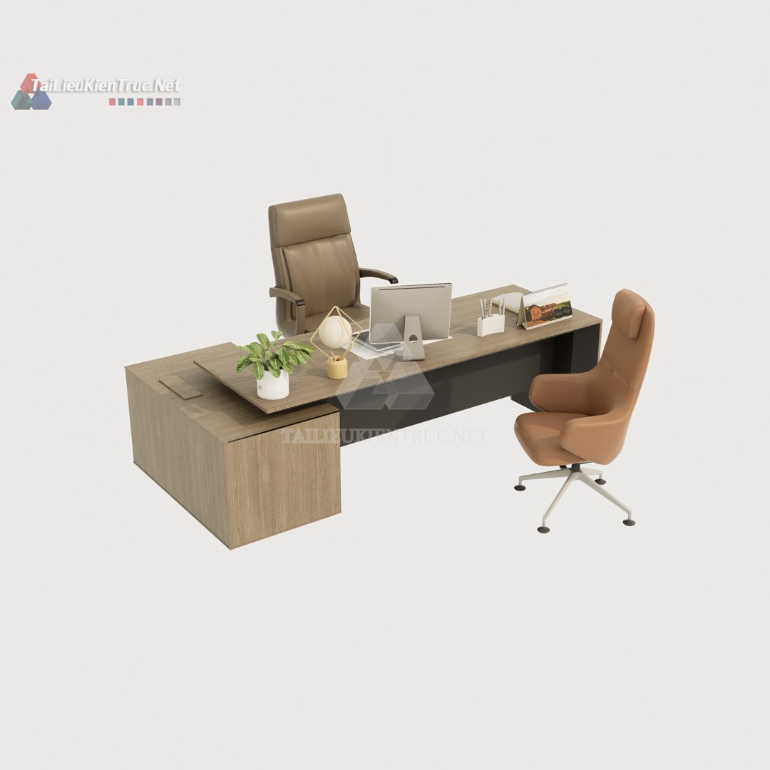 Bàn làm việc sketchup 020