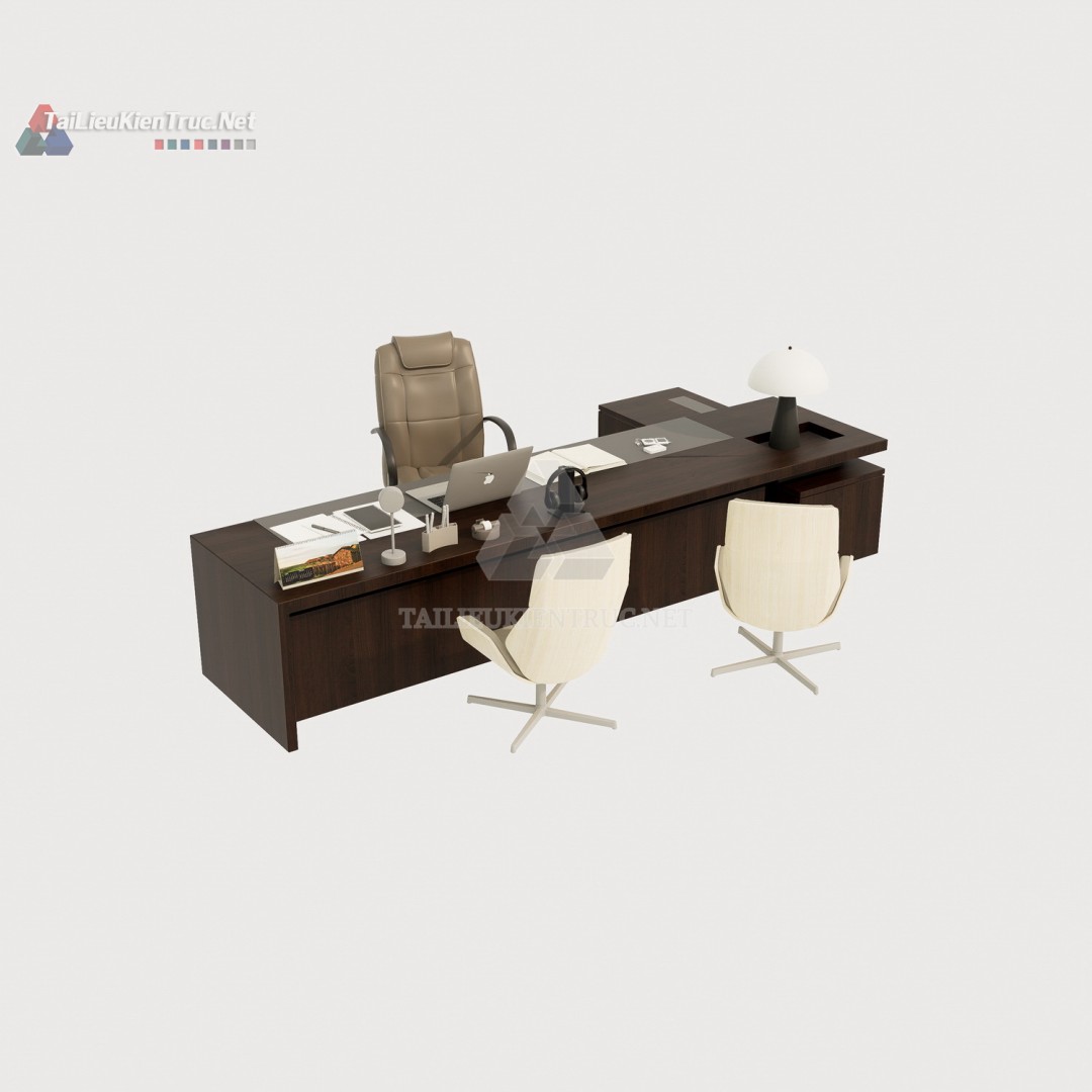 Bàn làm việc sketchup 021