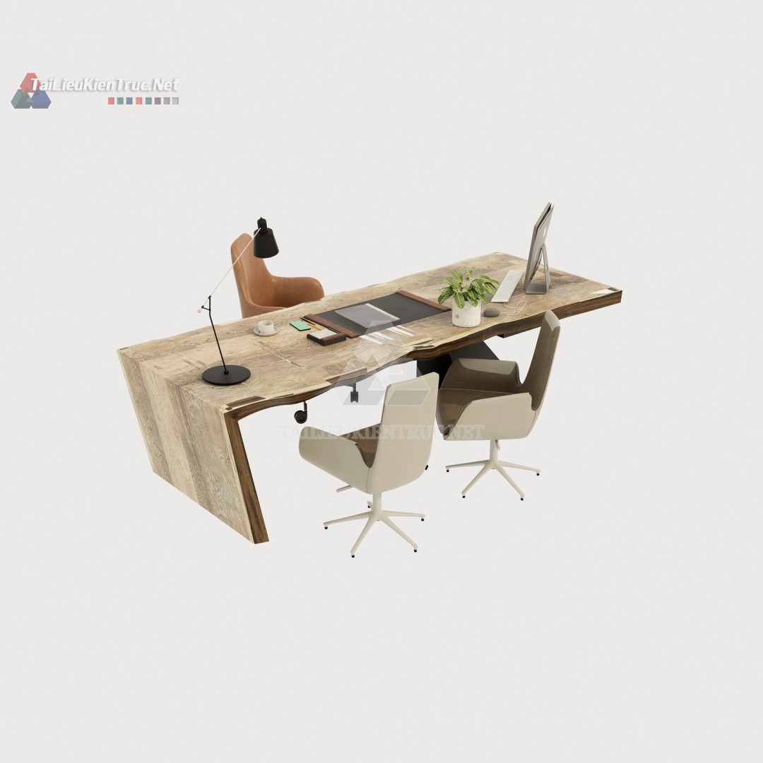 Bàn làm việc sketchup 025