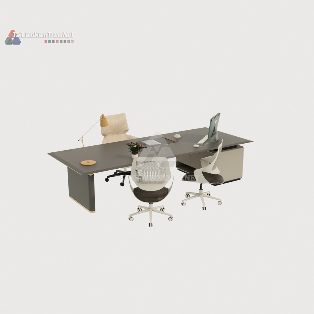 Bàn làm việc sketchup 030