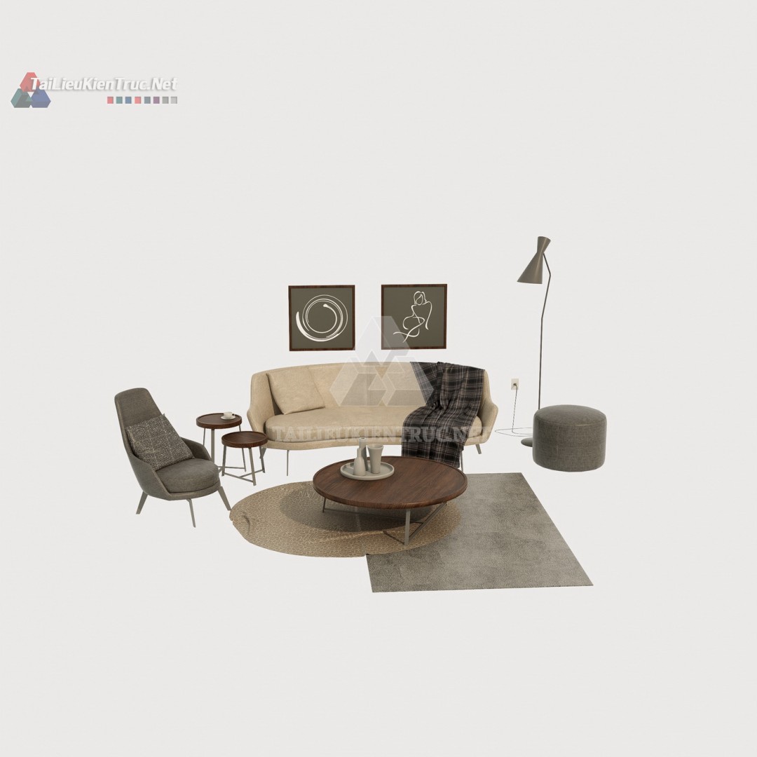 Thư viện sofa sketchup 154
