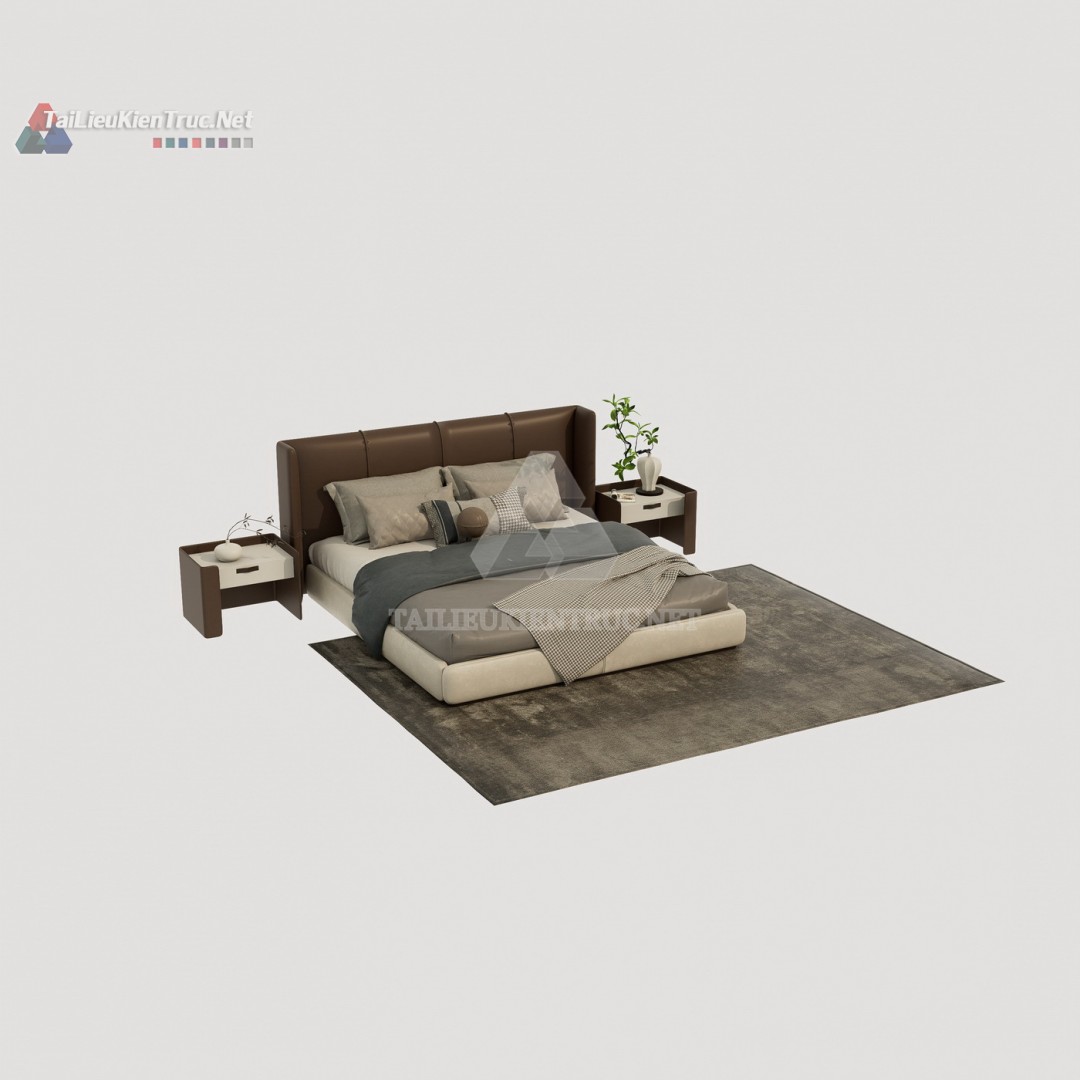 Thư viện giường sketchup 151