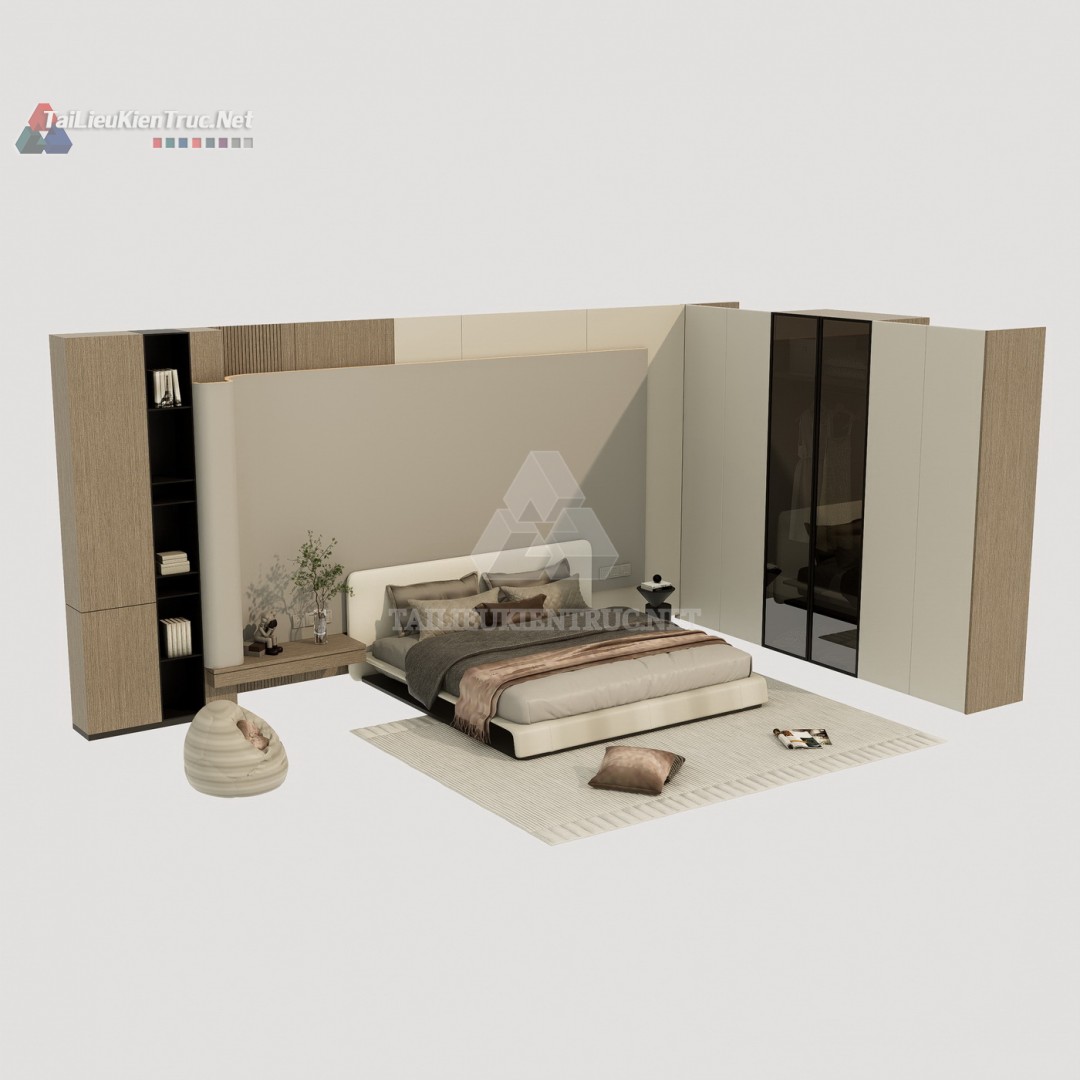 Thư viện giường sketchup 152