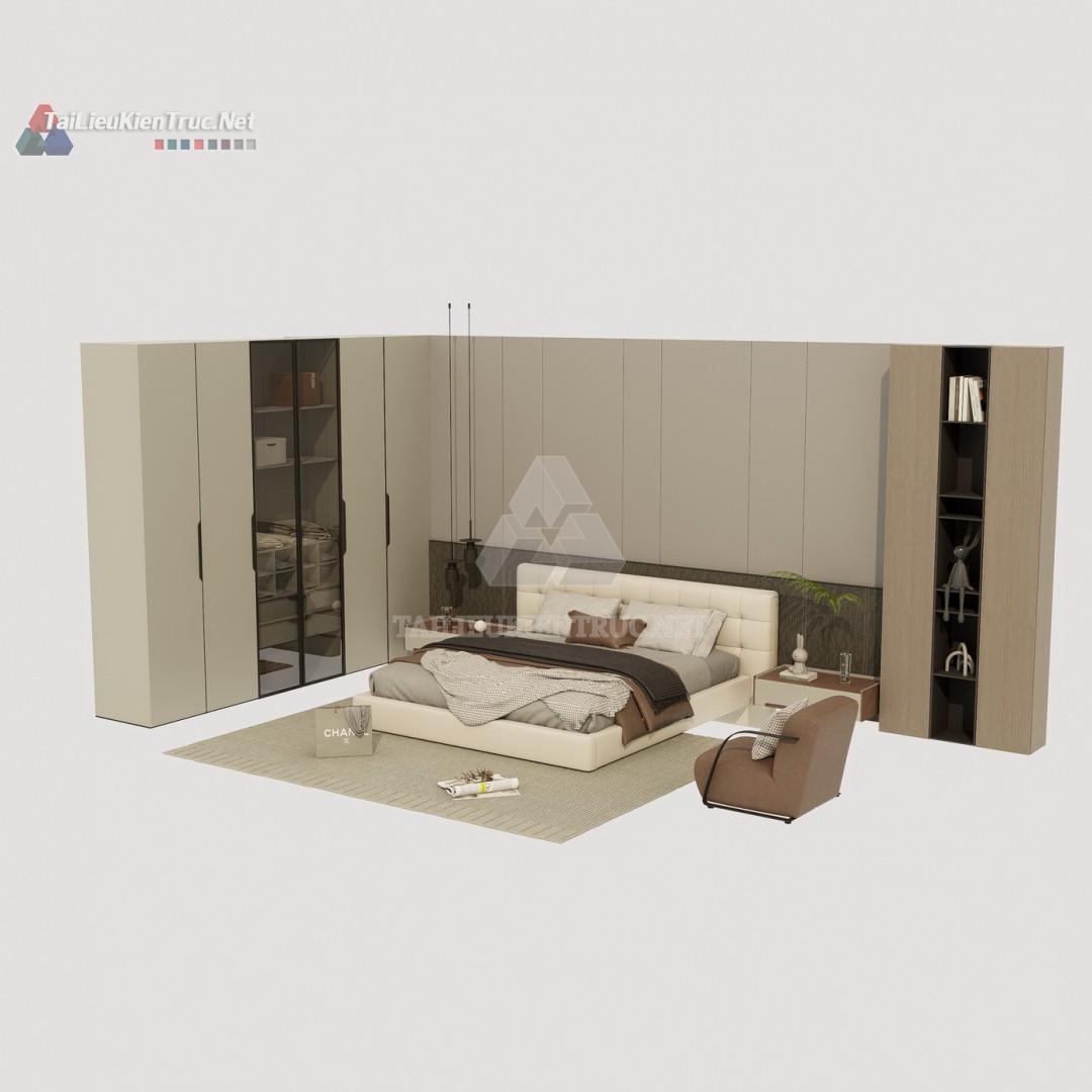 Thư viện giường sketchup 153
