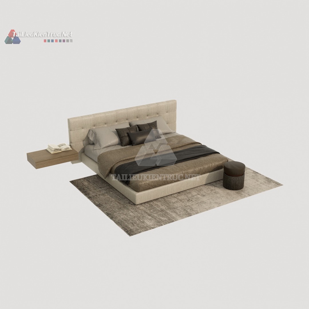 Thư viện giường sketchup 155