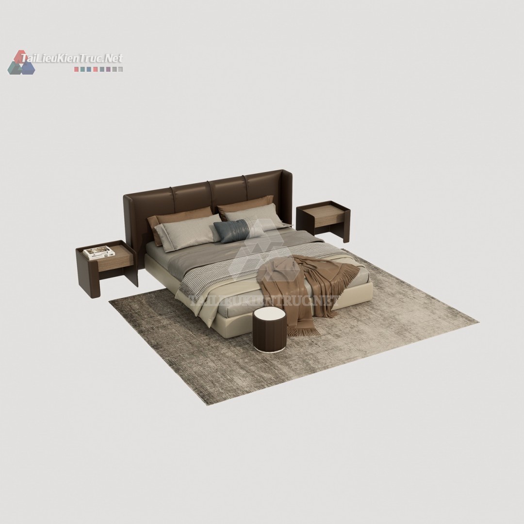 Thư viện giường sketchup 157