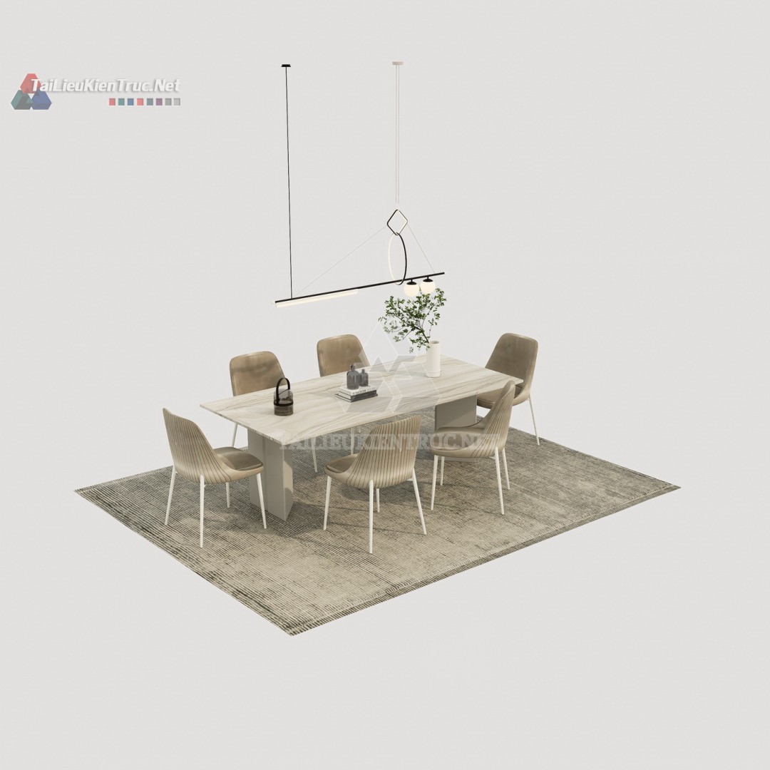 Bàn ăn sketchup 101