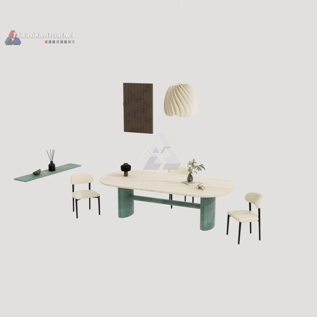 Bàn ăn sketchup 106