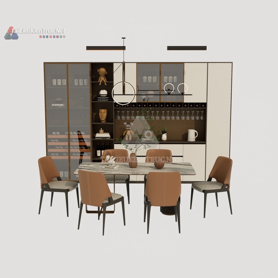 Bàn ăn sketchup 114