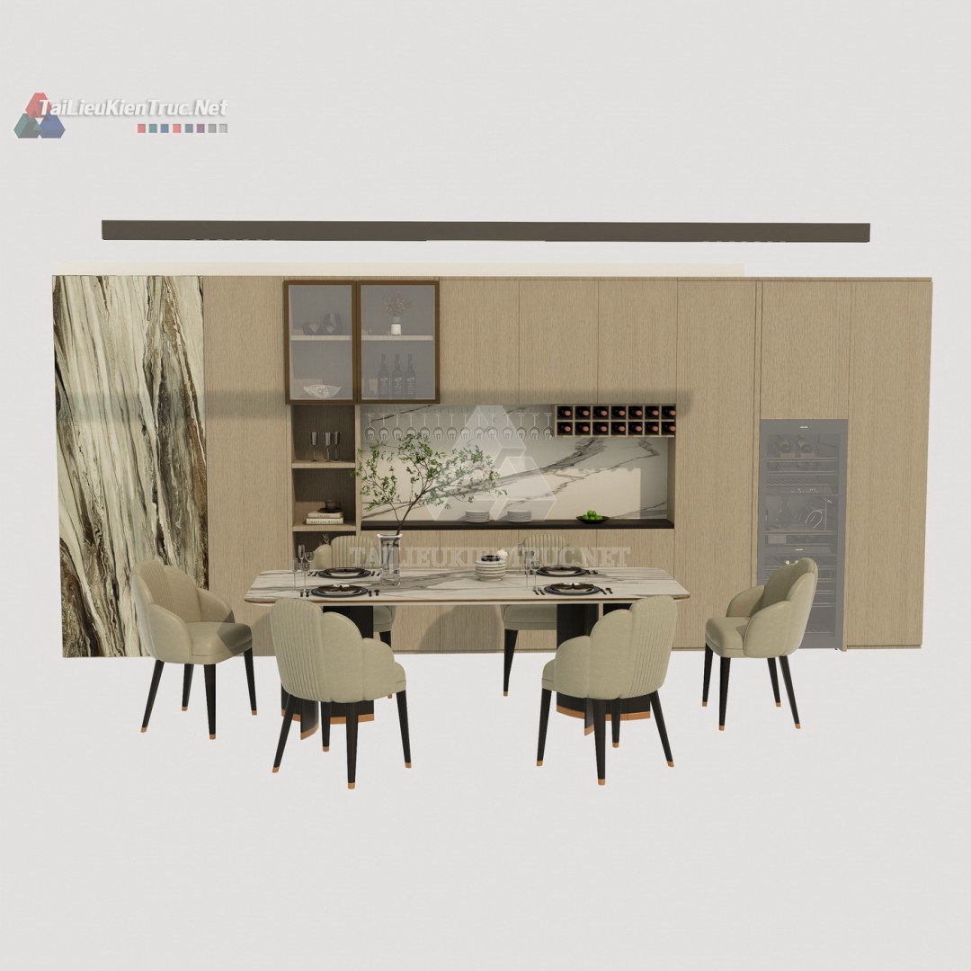 Bàn ăn sketchup 120