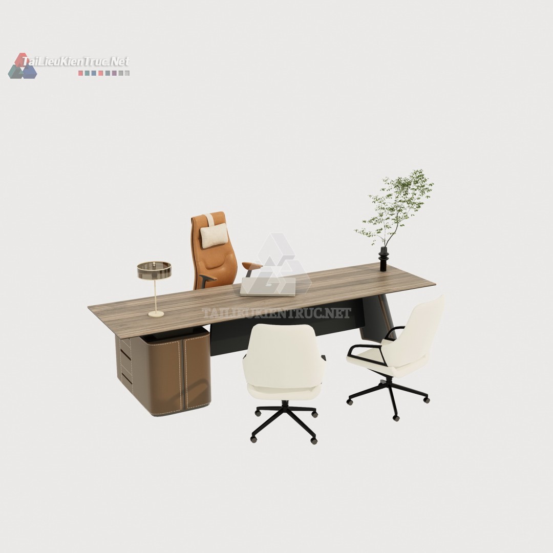 Bàn làm việc sketchup 002