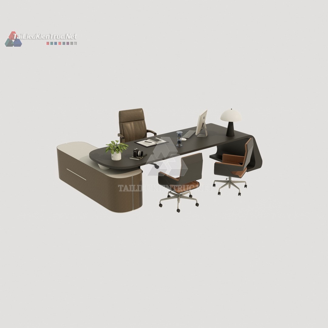 Bàn làm việc sketchup 032