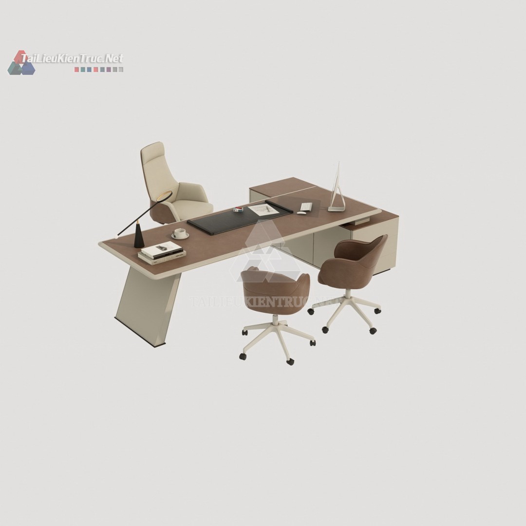 Bàn làm việc sketchup 033