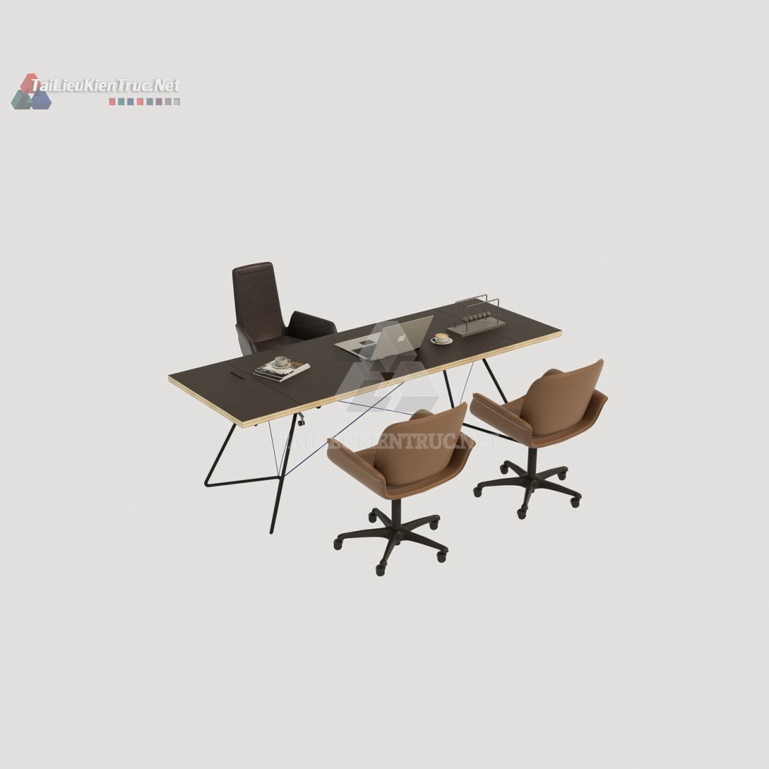 Bàn làm việc sketchup 034