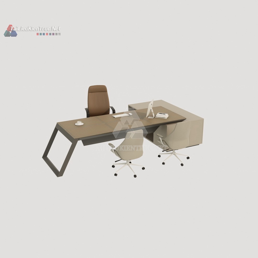 Bàn làm việc sketchup 035