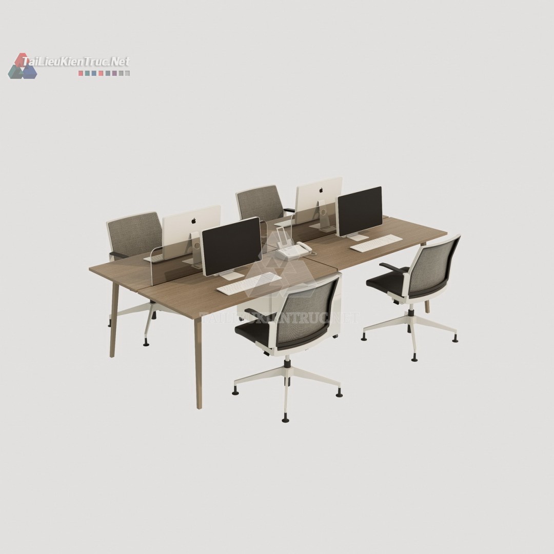 Bàn làm việc sketchup 036
