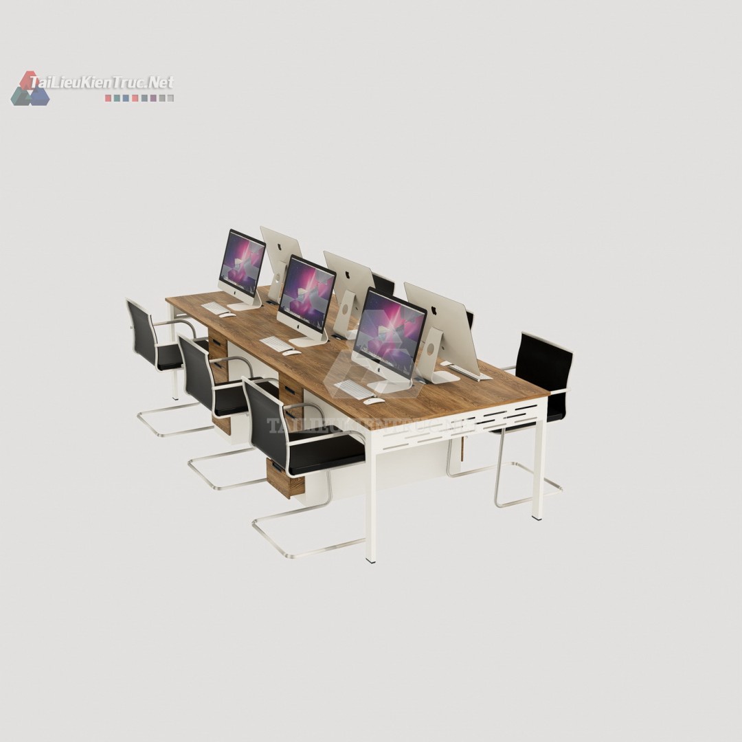Bàn làm việc sketchup 039