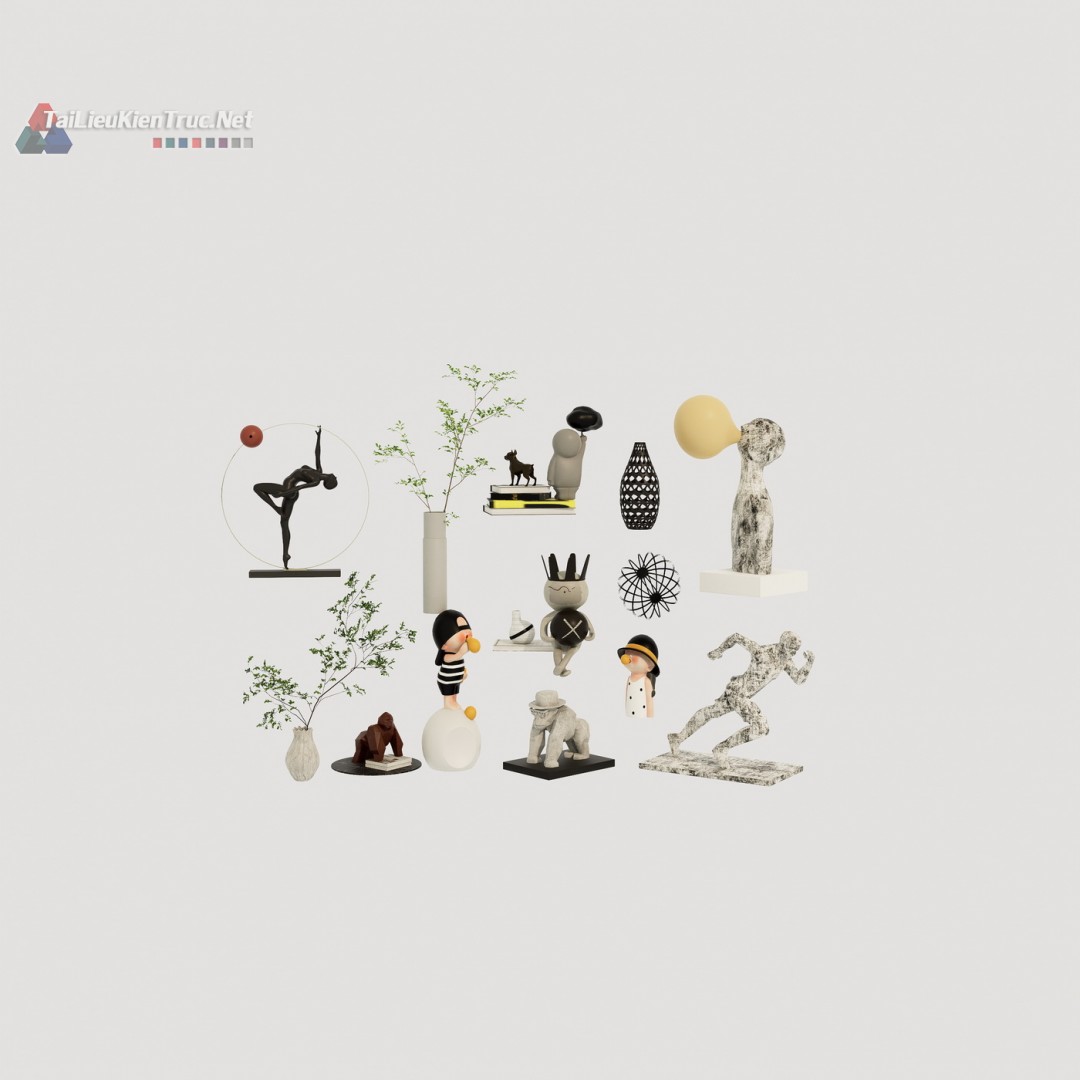 200. Decorative Sketchup model