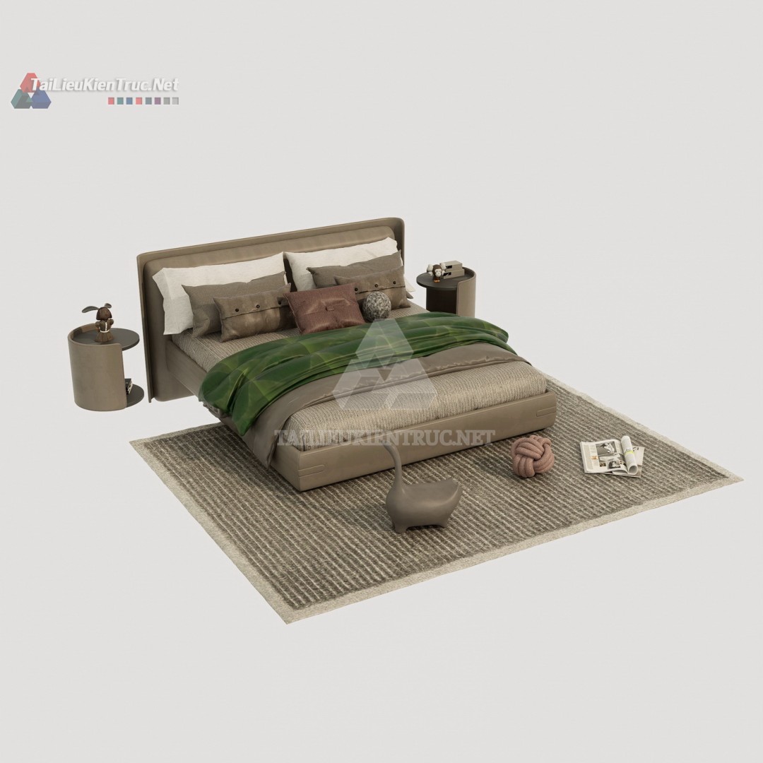 Thư viện giường sketchup 173