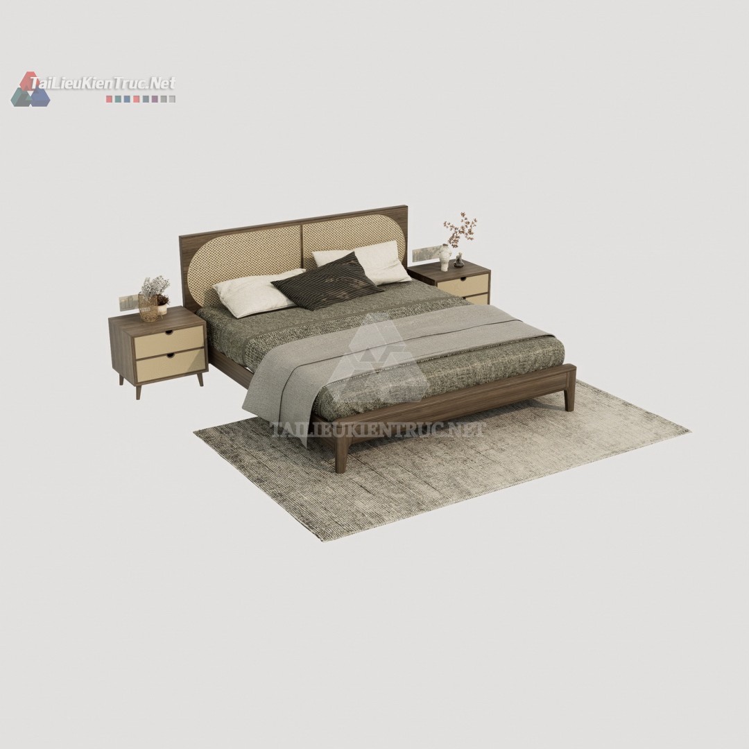 Thư viện giường sketchup 175