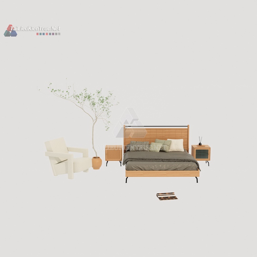 Thư viện giường sketchup 183