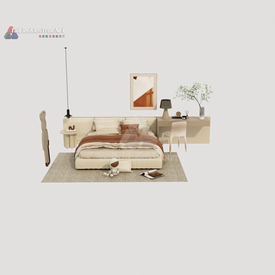 Thư viện giường sketchup 187