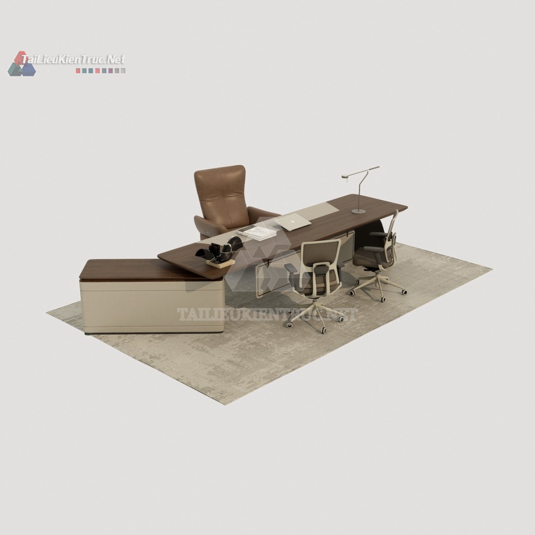 Bàn làm việc sketchup 051