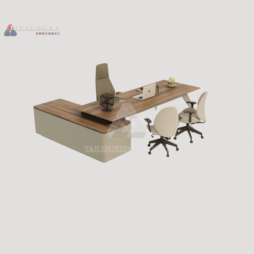 Bàn làm việc sketchup 053