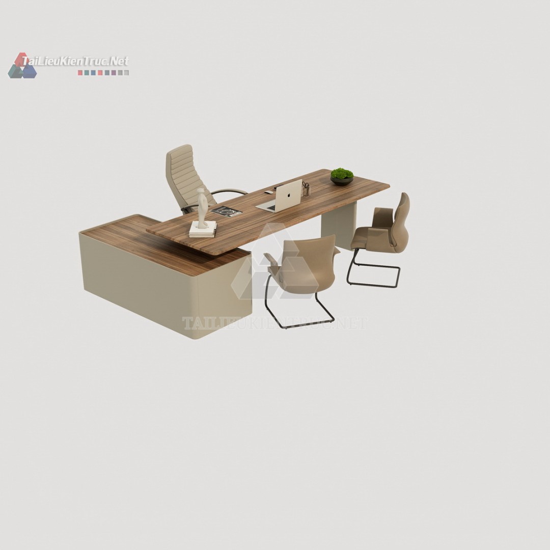 Bàn làm việc sketchup 055