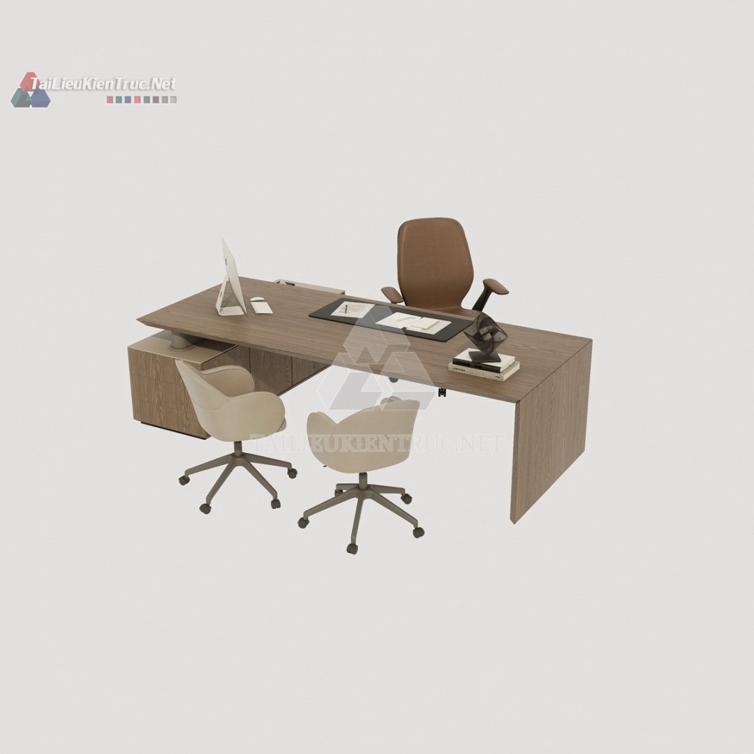 Bàn làm việc sketchup 063