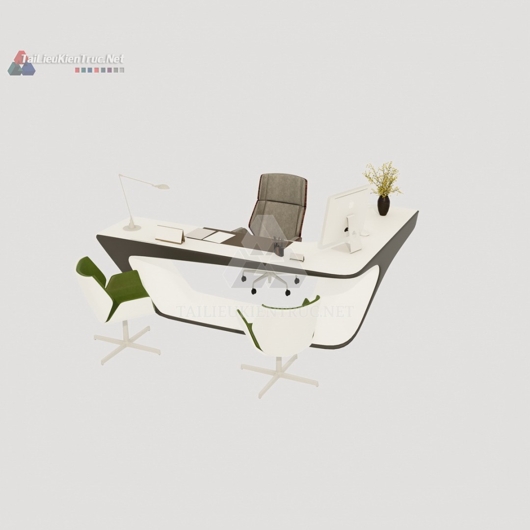 Bàn làm việc sketchup 064