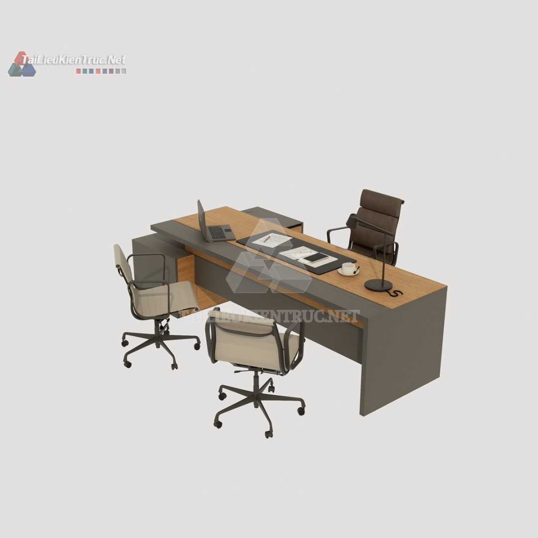 Bàn làm việc sketchup 065