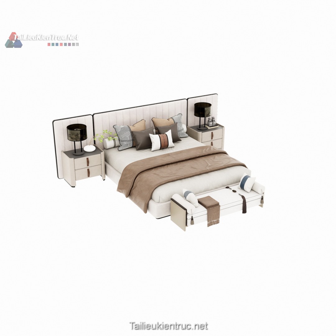 Thư viện giường sketchup 192