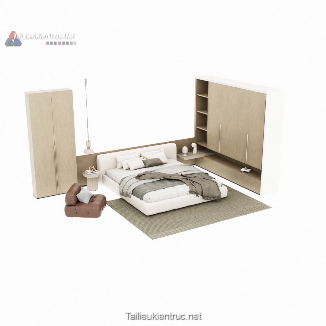 Thư viện giường sketchup 193