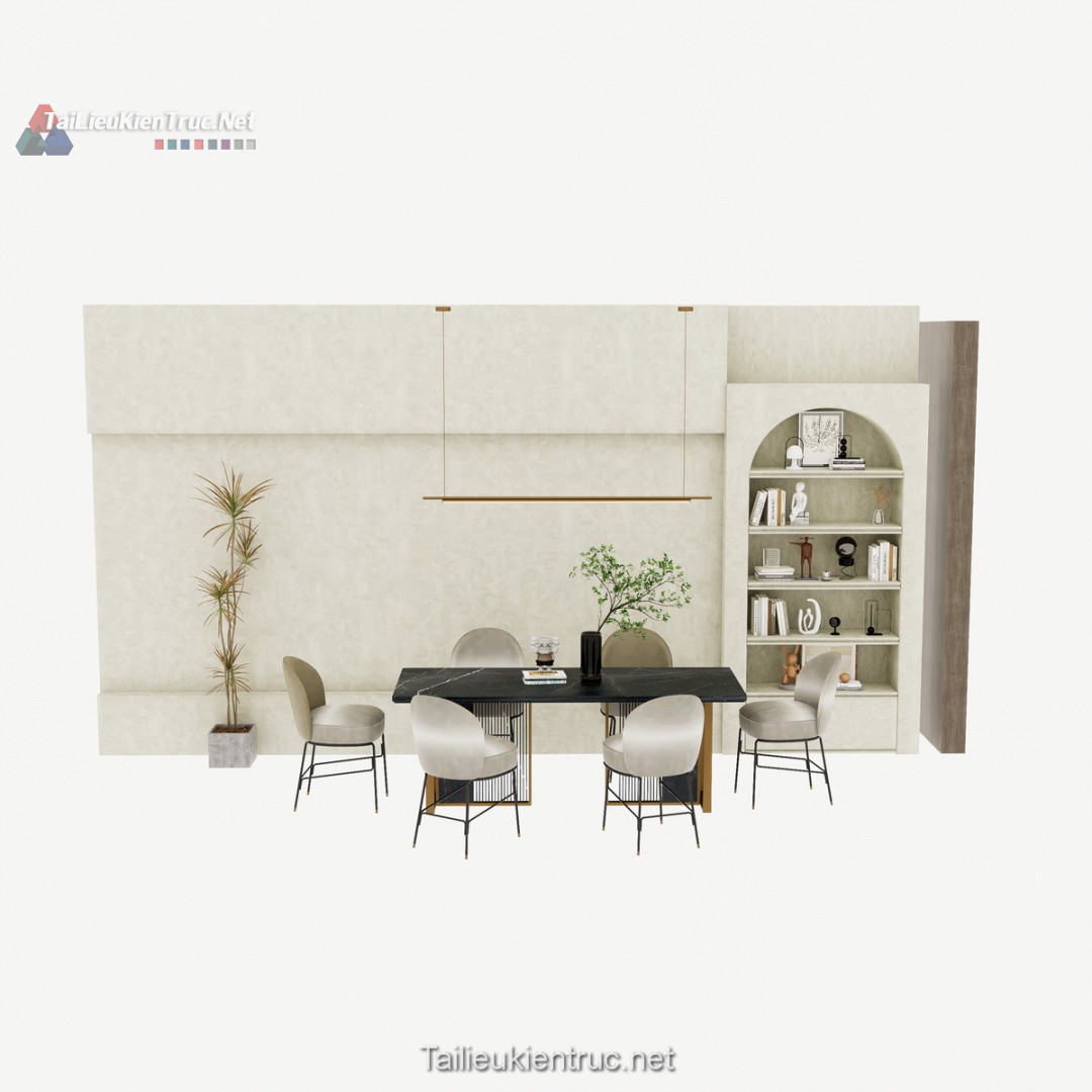 Bàn ăn sketchup 127
