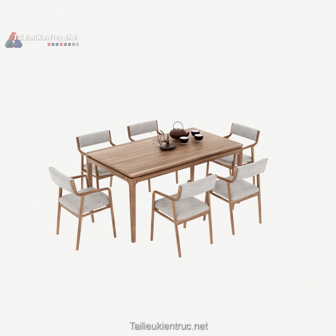 Bàn ăn sketchup 139