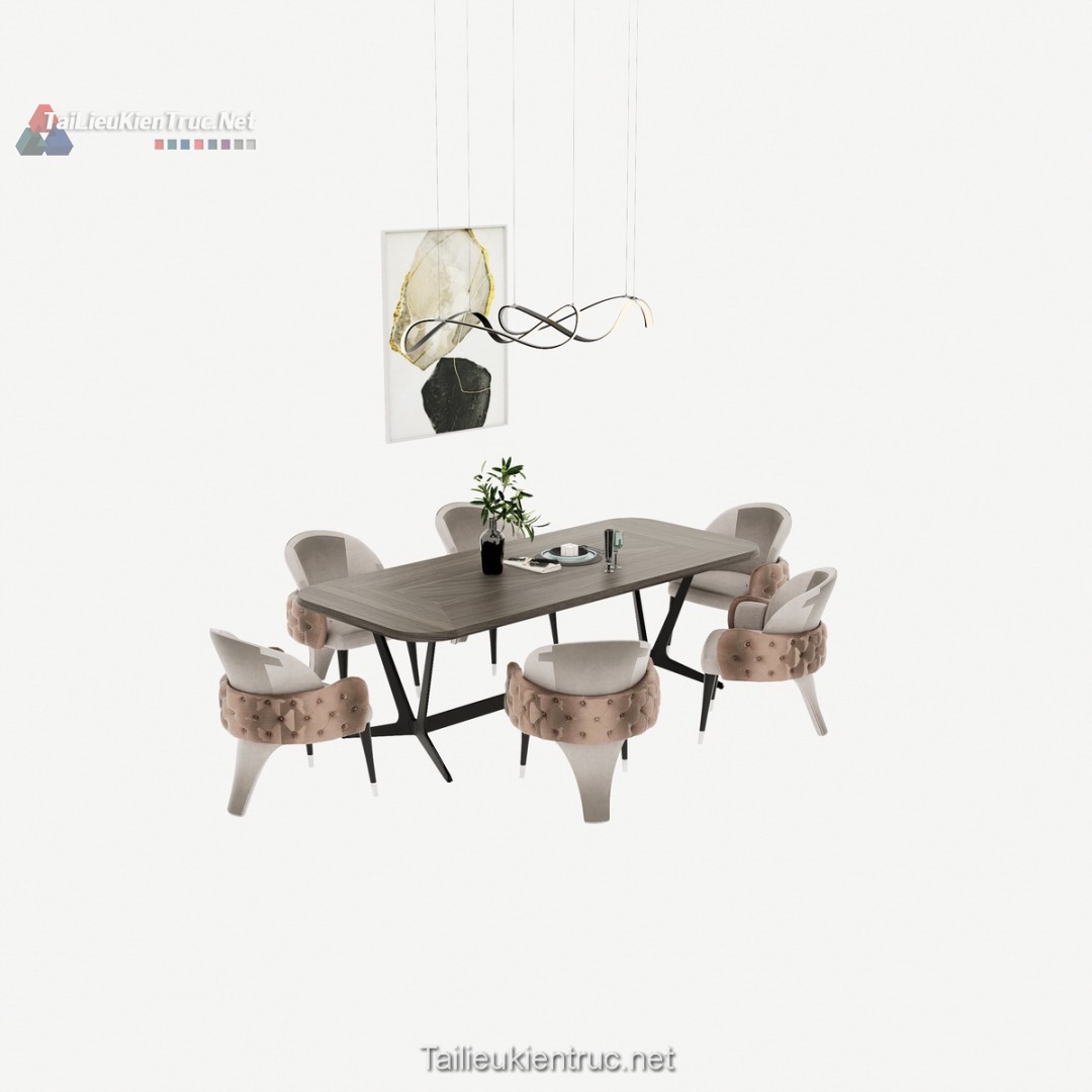 Bàn ăn sketchup 140
