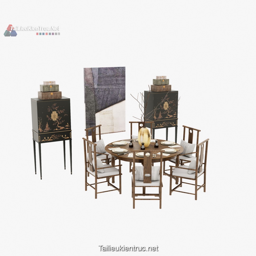Bàn ăn sketchup 145