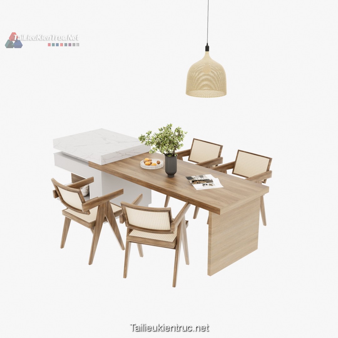 Bàn ăn sketchup 147