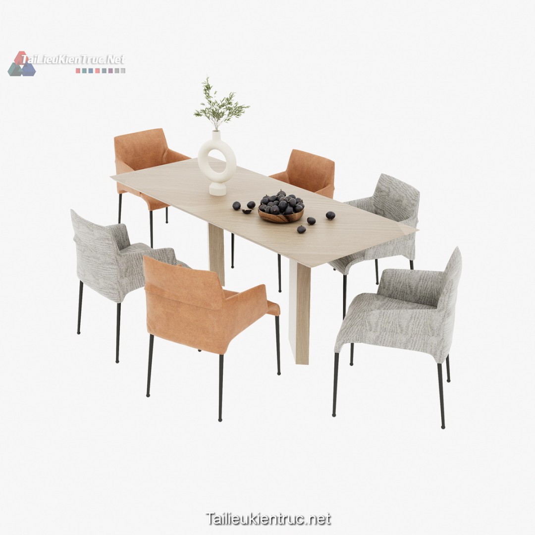 Bàn ăn sketchup 148