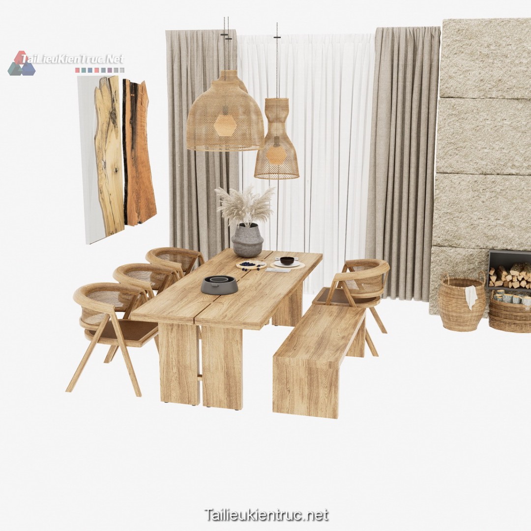 Bàn ăn sketchup 149