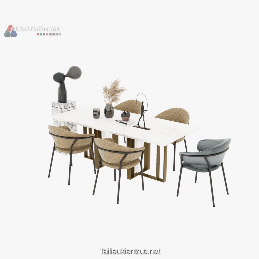 Bàn ăn sketchup 153