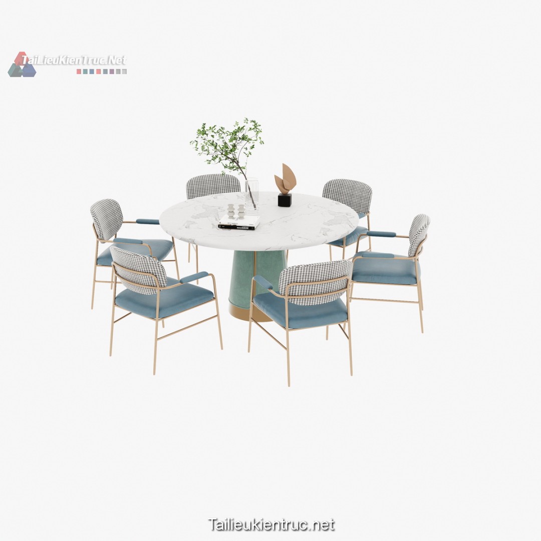 Bàn ăn sketchup 156