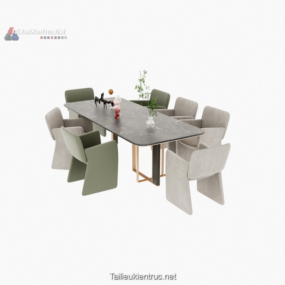 Bàn ăn sketchup 157