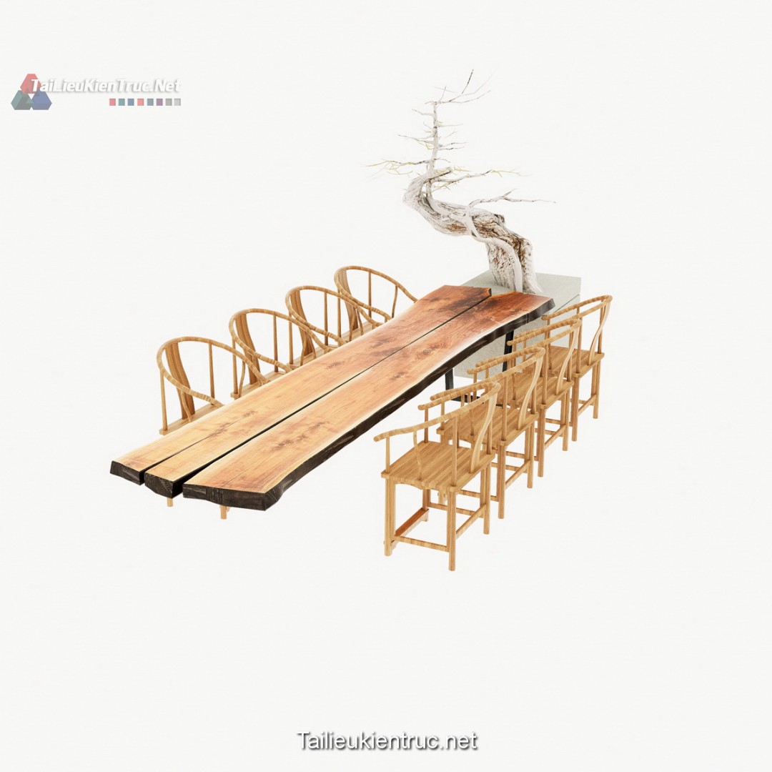 Bàn trà đạo sketchup 10